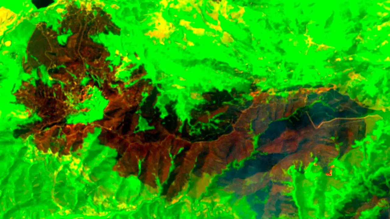 satelite Las Médulas