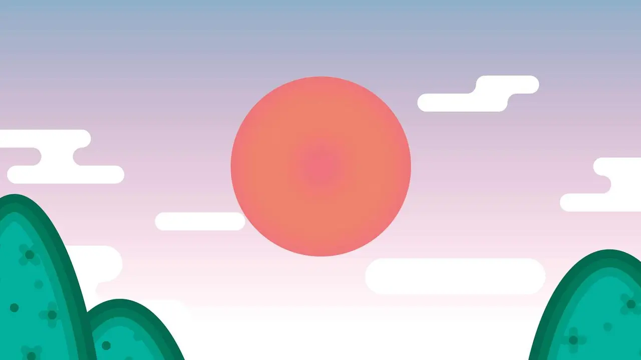 Sol y nubes en la provincia de León.