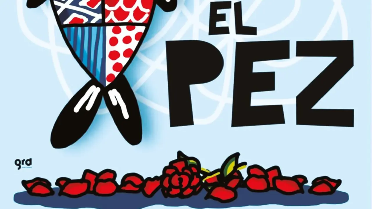 Fragmento del cartel de la obra de teatro breve El Pez