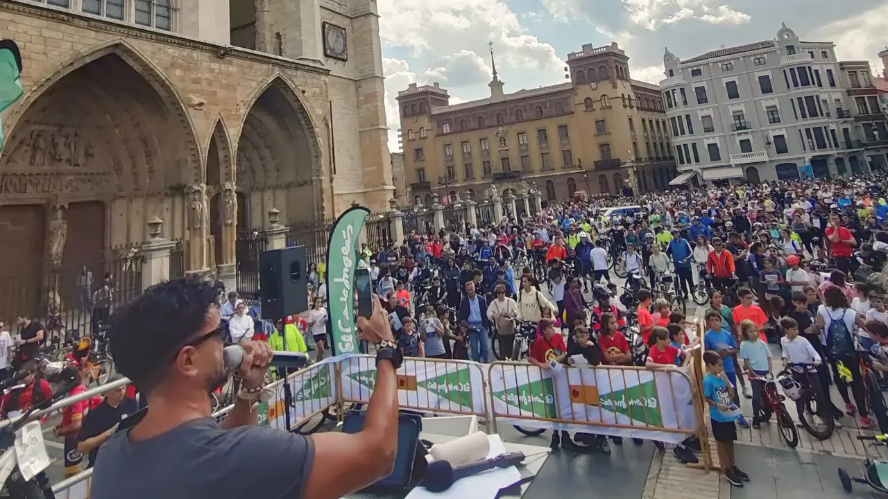 Un momento de la celebración del Día de la Bici del año pasado.