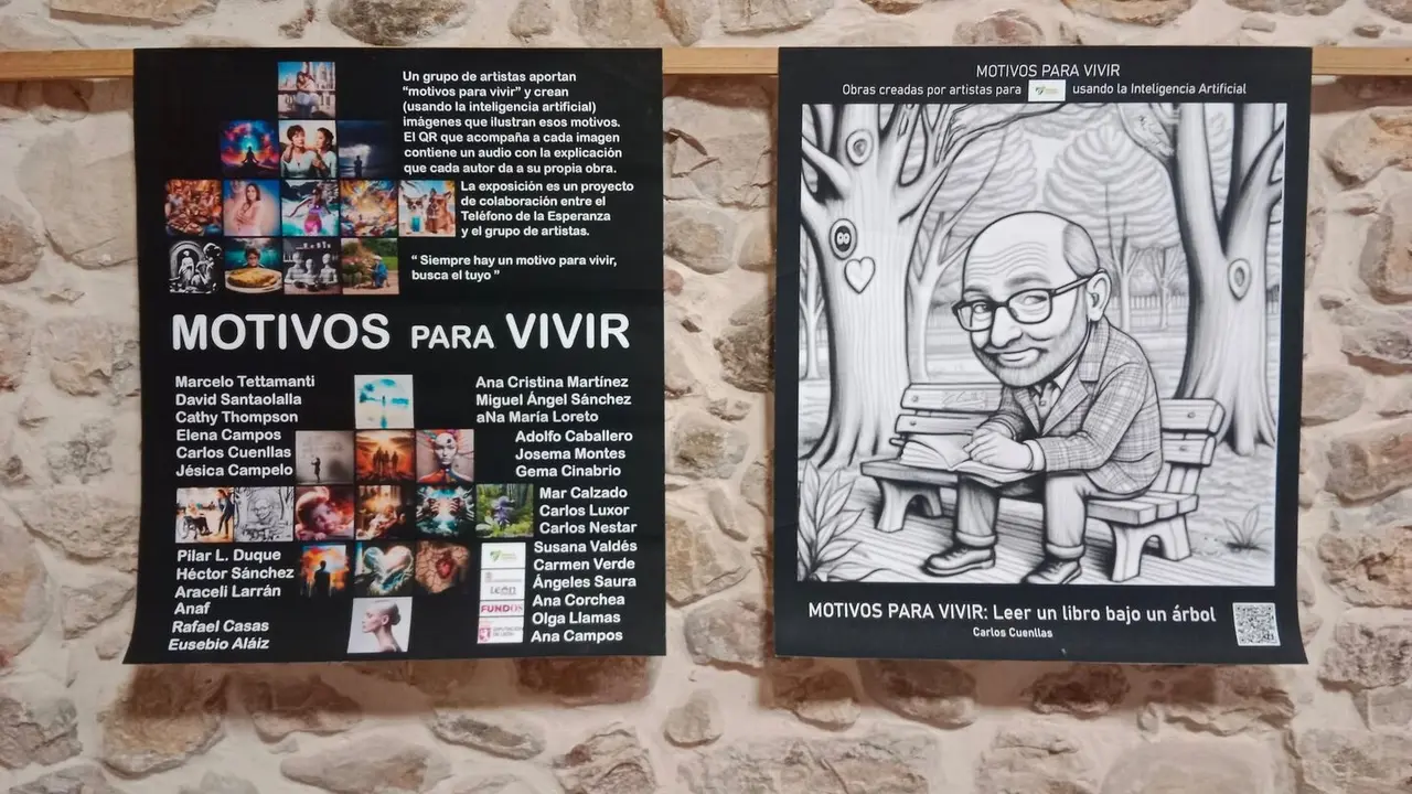 Exposición 'Motivos para vivir' en San Martín de la Tercia.