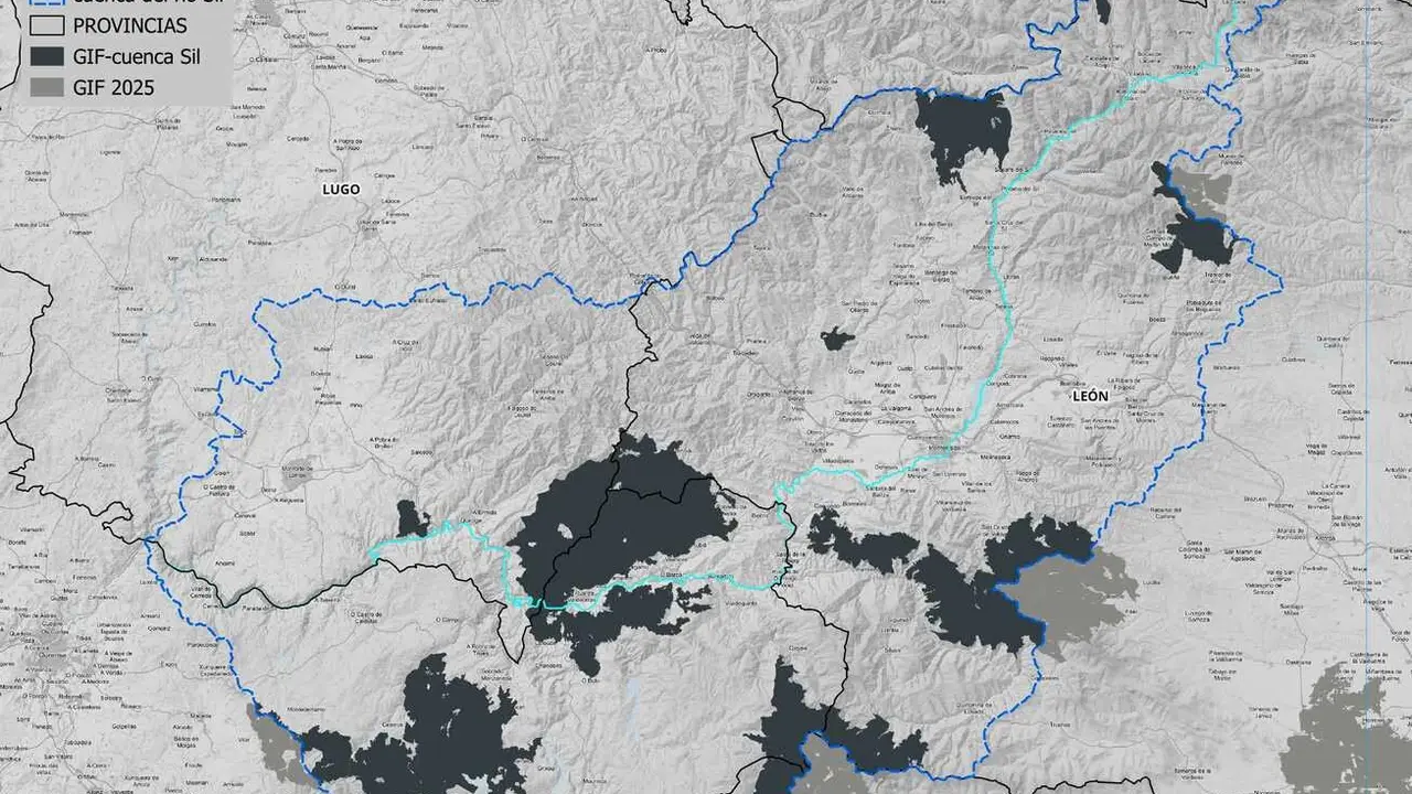 Alertan del alto riesgo de escorrentías en la cuenca del río Sil.