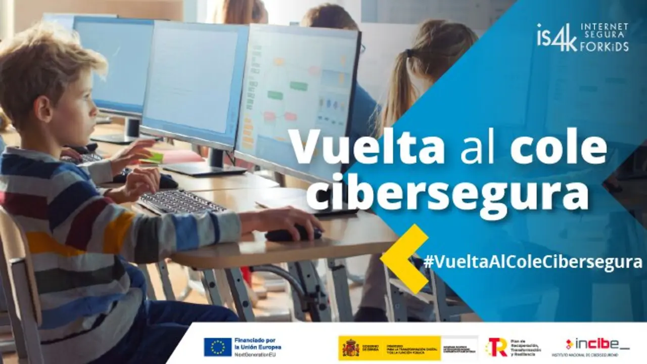 El Incibe lanza la campaña #VueltaAlColeCibersegura