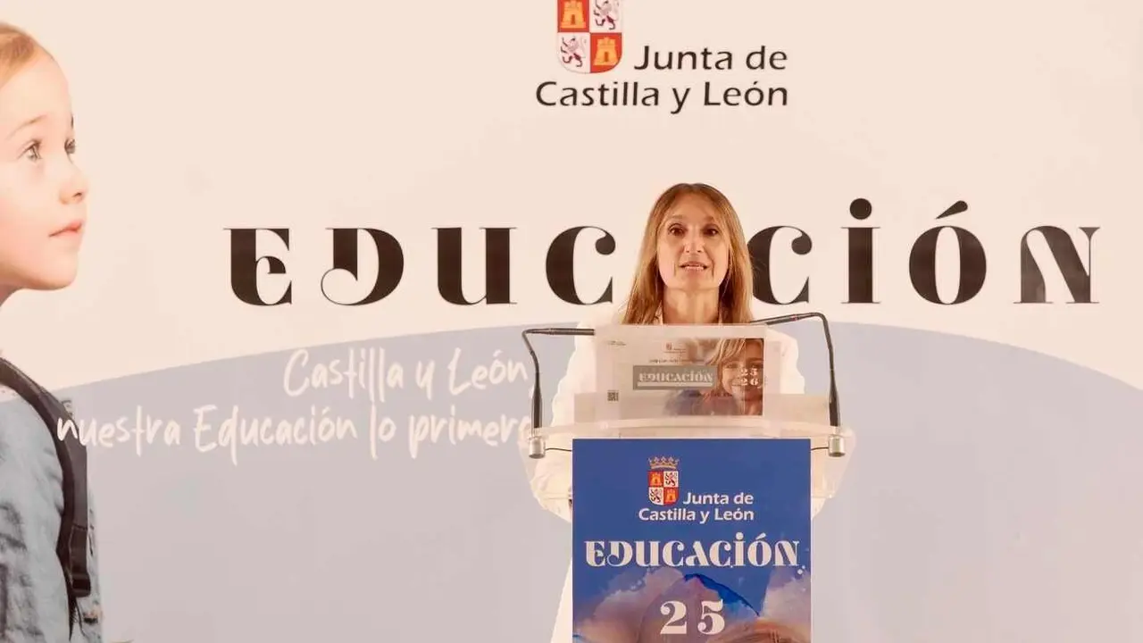 La consejera de Educación, Rocío Lucas, presenta el curso escolar 2025-2026 en Castilla y León