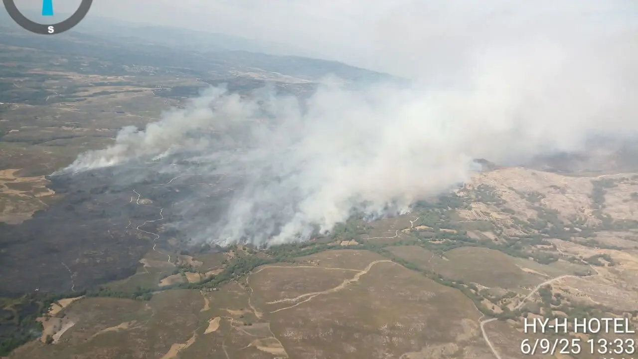 Incendio Castromil (Zamora)