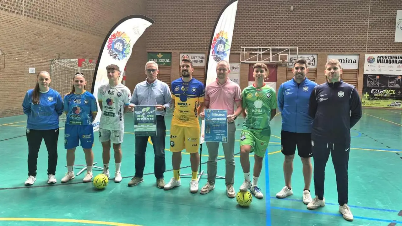 Villaquilambre Futsal se refuerza con el apoyo del Ayuntamiento en su camino hacia la Segunda Nacional.