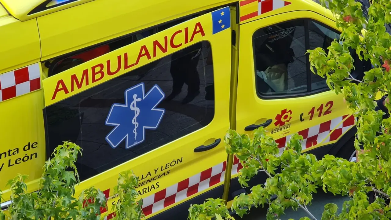 Una ambulancia del servicio de Emergencias Sanitarias del Sacyl.