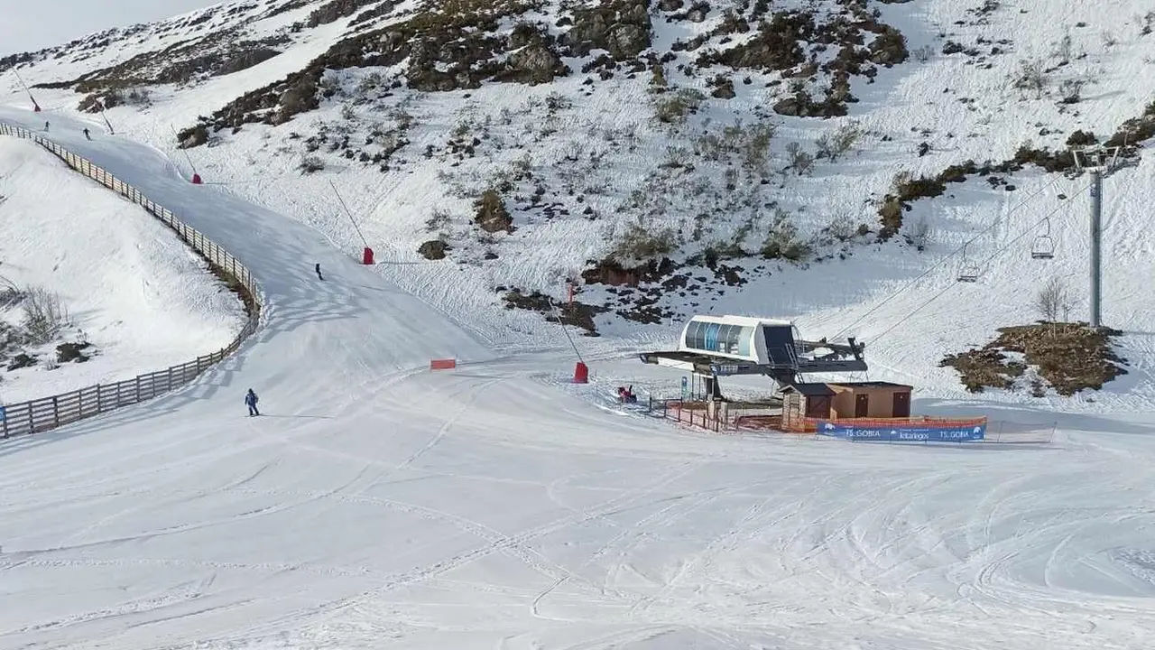 Imagen de la estación invernal de Leitariegos.