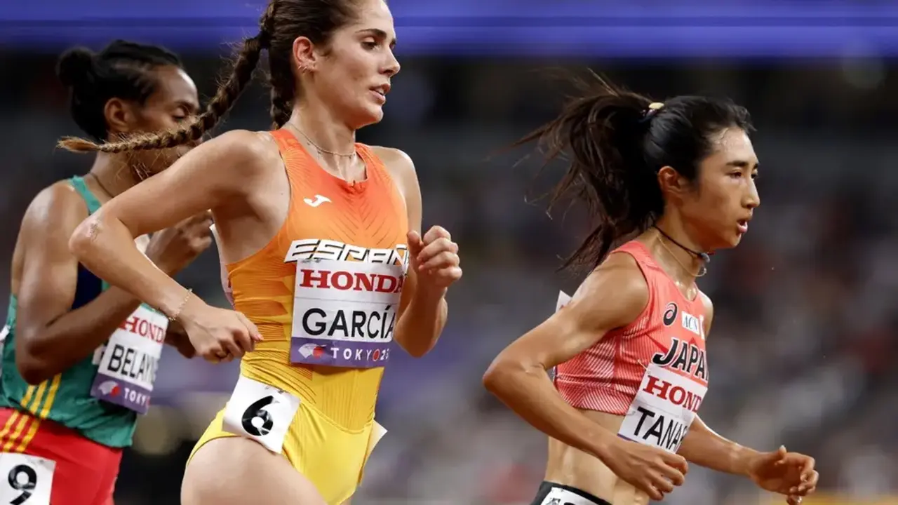 Marta García, durante su gran final.