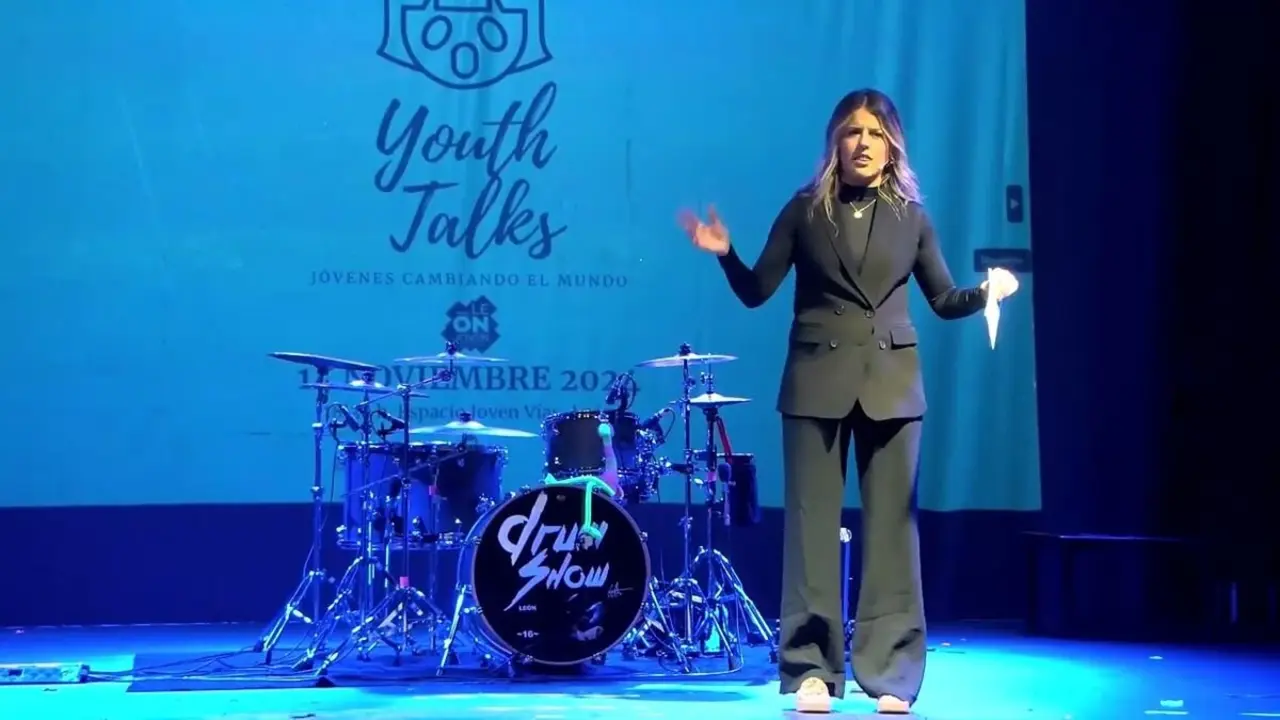 Un momento de la última edición de las charlas Leónjoven Youth Talks en 2024.
