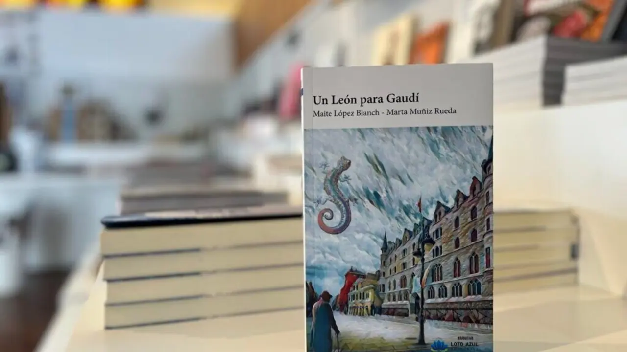 Un ejemplar del libro 'Un León para Gaudí'. Foto: Museo Casa Botines