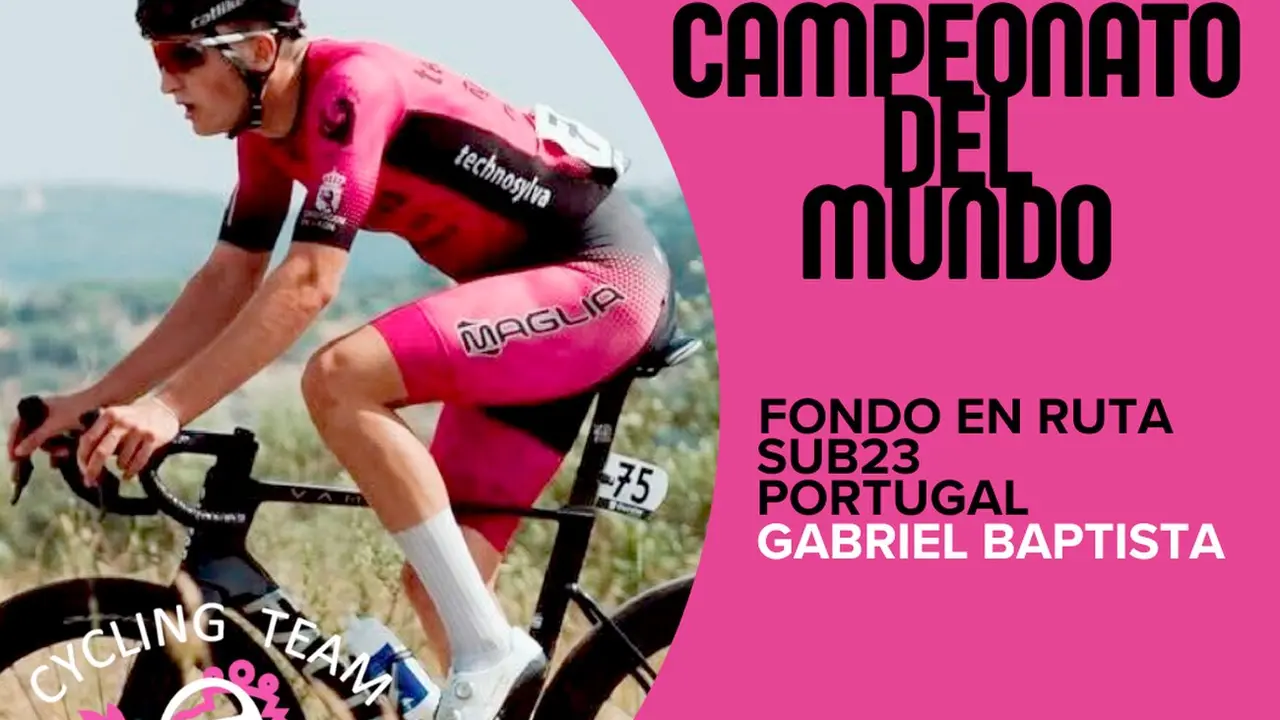 Gabriel Baptista competirá en el Mundial de Ciclismo en Ruanda