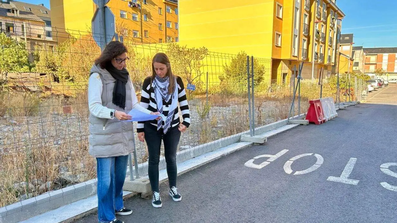 Calle Badajoz de Ponferrada