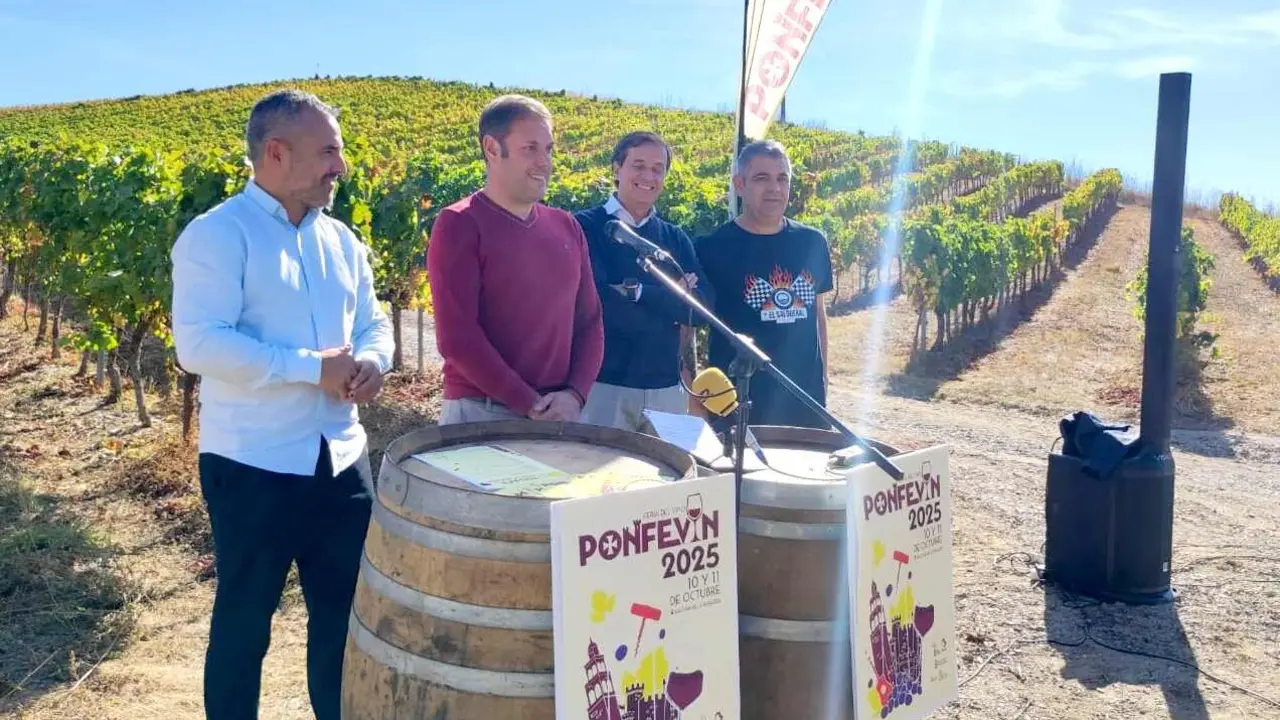 Ponfevin 2025 llenará Ponferrada de vino y música el 10 y 11 de octubre. La feria reunirá a 21 bodegas en el bulevar de la Rosaleda con degustaciones, música en directo y actividades para todos los públicos.
