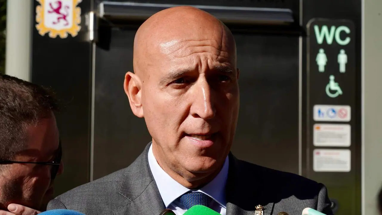 José Antonio Diez, durante una rueda de prensa.