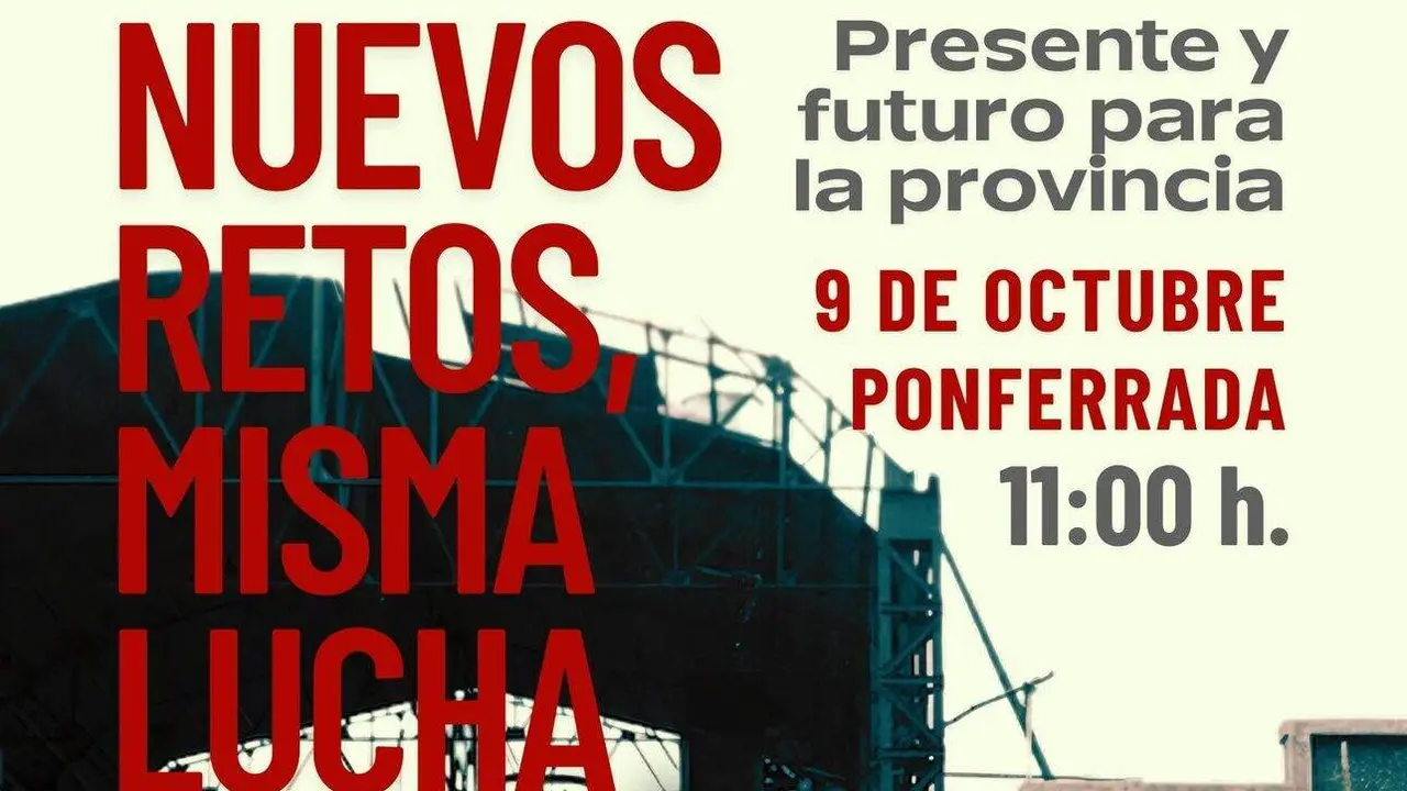 Cartel de la asamblea provincial de delegados de Comisiones Obreras.