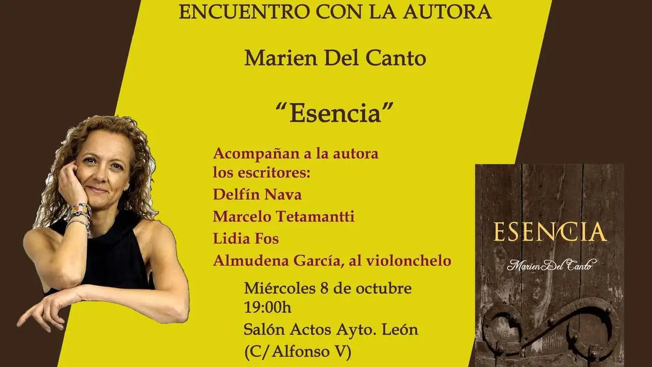 Marien del Canto presenta su nuevo libro en León capital.