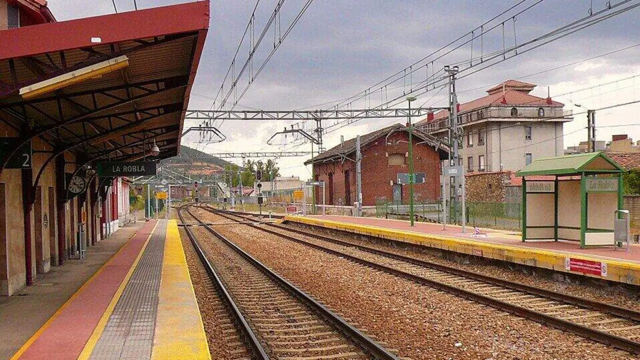 La estación de tren de La Robla.