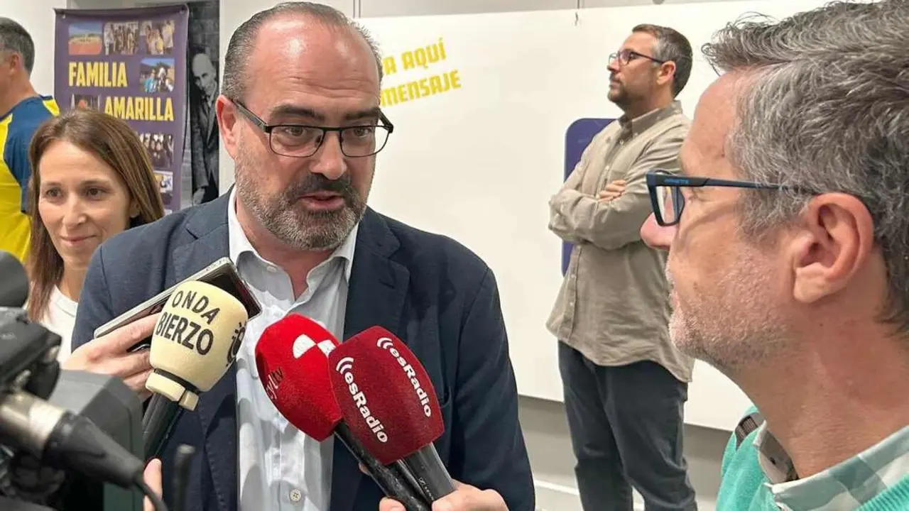 Marco Morala, durante una comparecencia ante los medios.