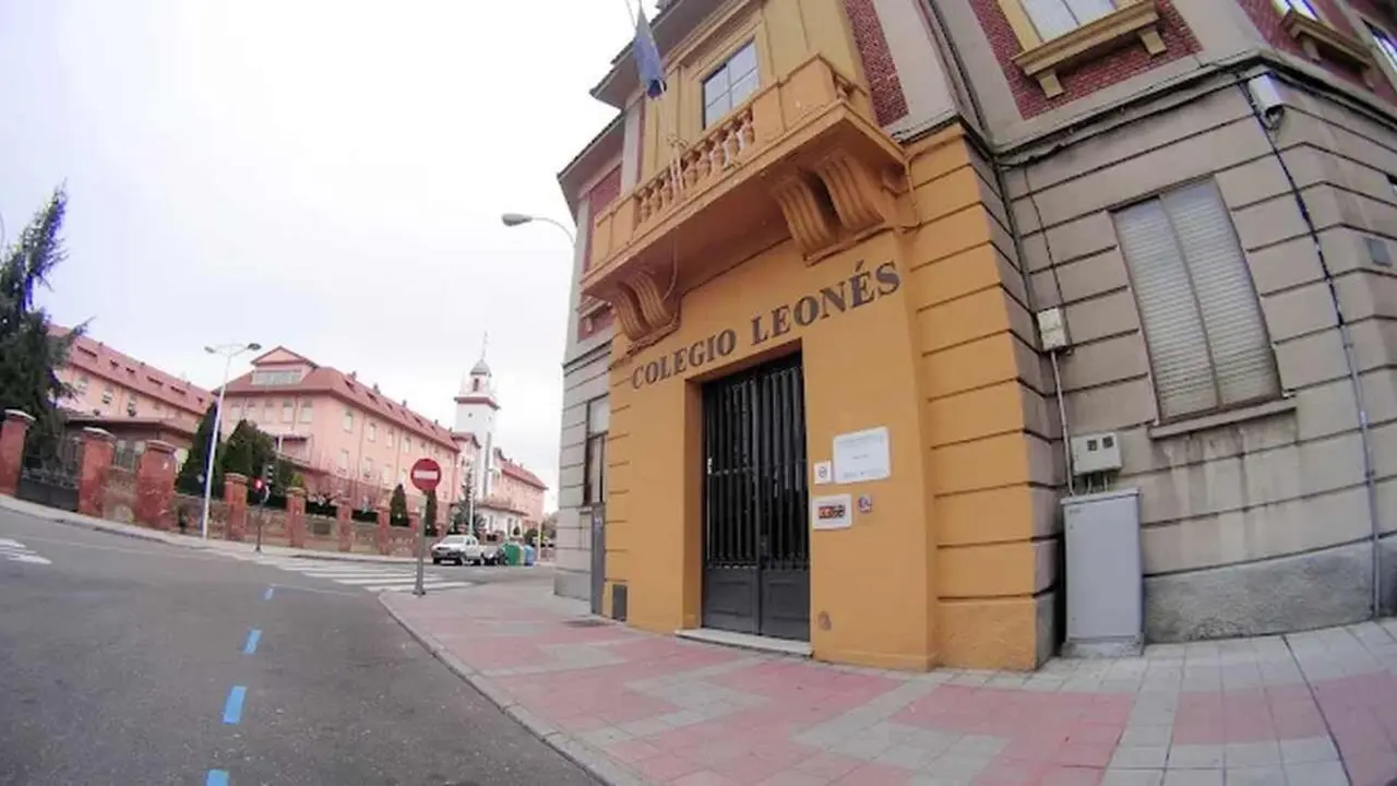 Imagen del Colegio Leonés Corredera, cuyo inmueble es propiedad de Fundos.