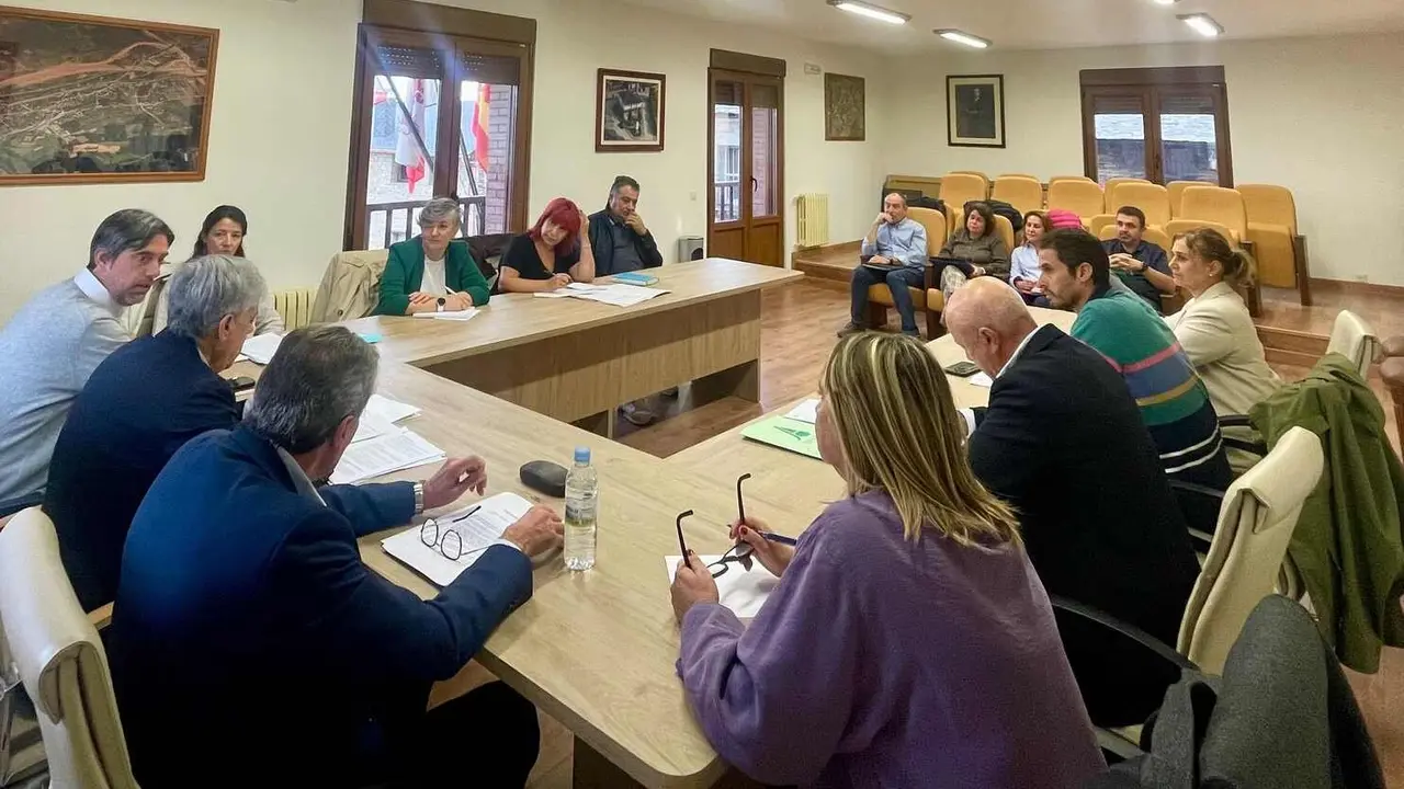 Un instante del consejo agrario.