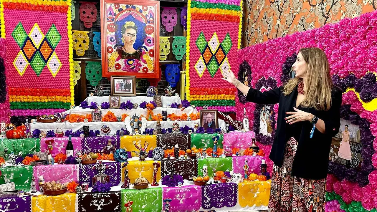 Un instante de la presentación del Altar.
