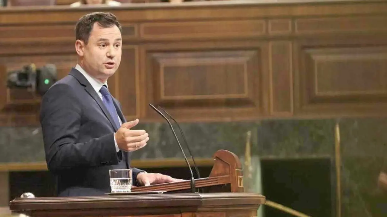 Javier Cendón, en el Congreso de los Diputados.