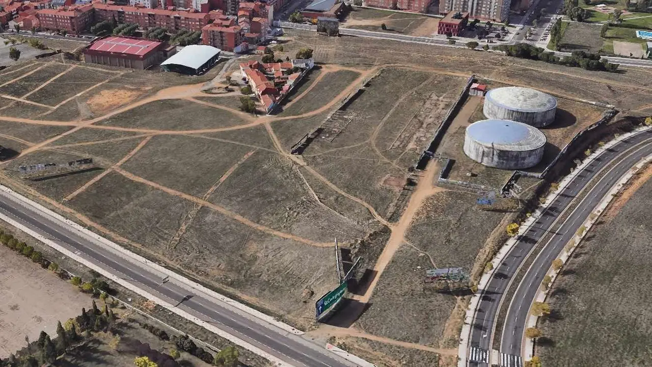 Imagen del entorno de la Carretera de Asturias, donde se realizará un nuevo desarrollo urbano.
