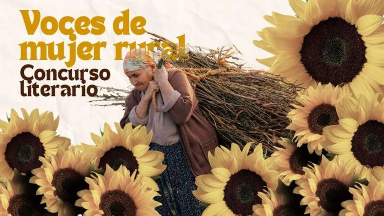 Cartel concurso literario ‘Voz de mujer rural’