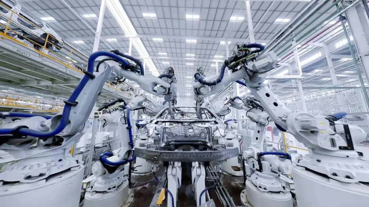 Imagen de una de las plantas de producción de BYD.