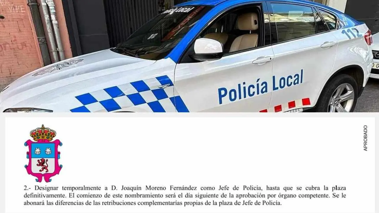 Nombramiento del nuevo jefe de la Policía Local de San Andrés del Rabanedo.