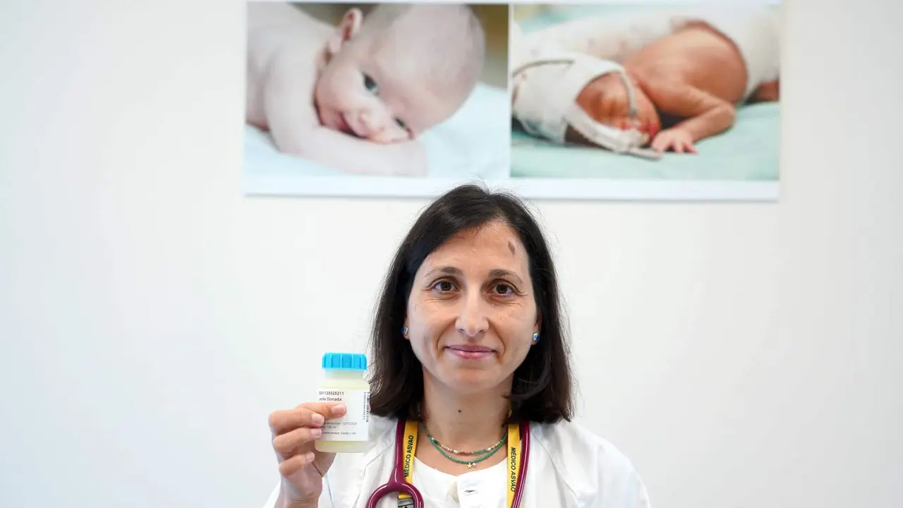 Raquel Izquierdo, pediatra y neonatóloga en el Banco de Leche Materna de Castilla y León