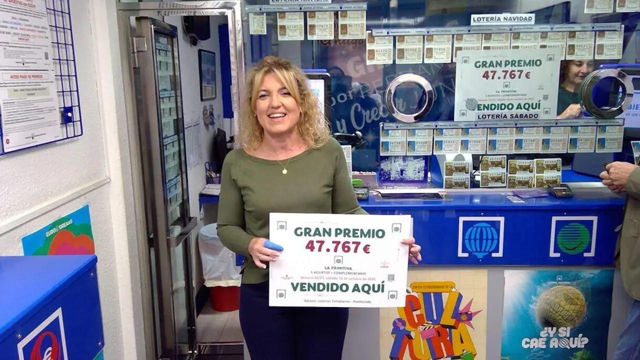 El establecimiento de Ponferrada premiado con el segundo premio de la Primitiva.