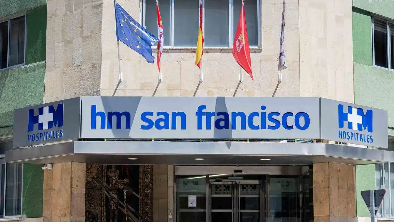 Fachada del hospital HM San Francisco, en León capital.