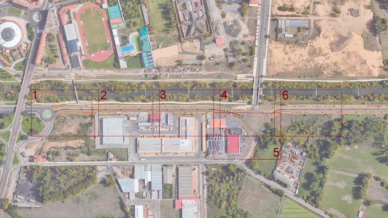 Proyecto de arreglo de la mediana y creación de tres nuevos pasos de peatones en Avenida Ingeniero Sáenz de Miera, por valor de 500.000 euros.