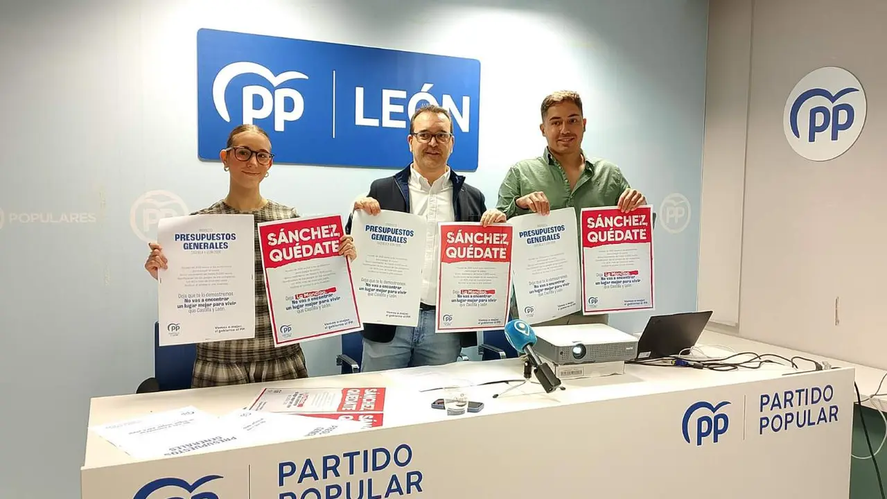 Presentación de la campaña del PP 'Pedro Sánchez no vuelvas'.