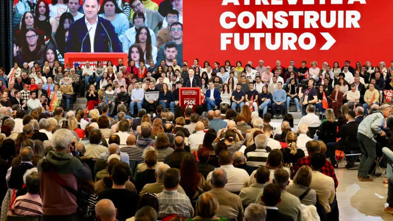 Imagen del cónclave socialista en León. Foto: Campillo
