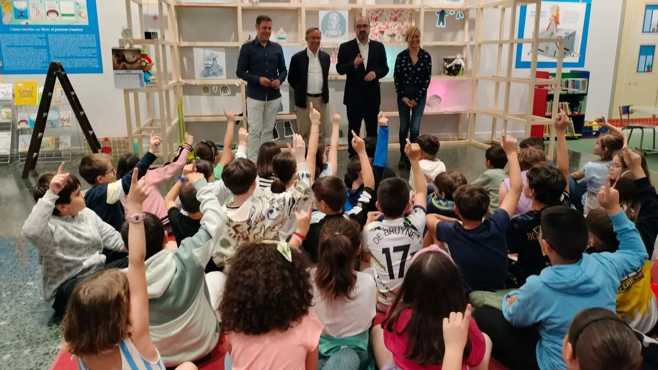 El alcalde Marco Morala, durante la inauguración del Salibrín de 2024.