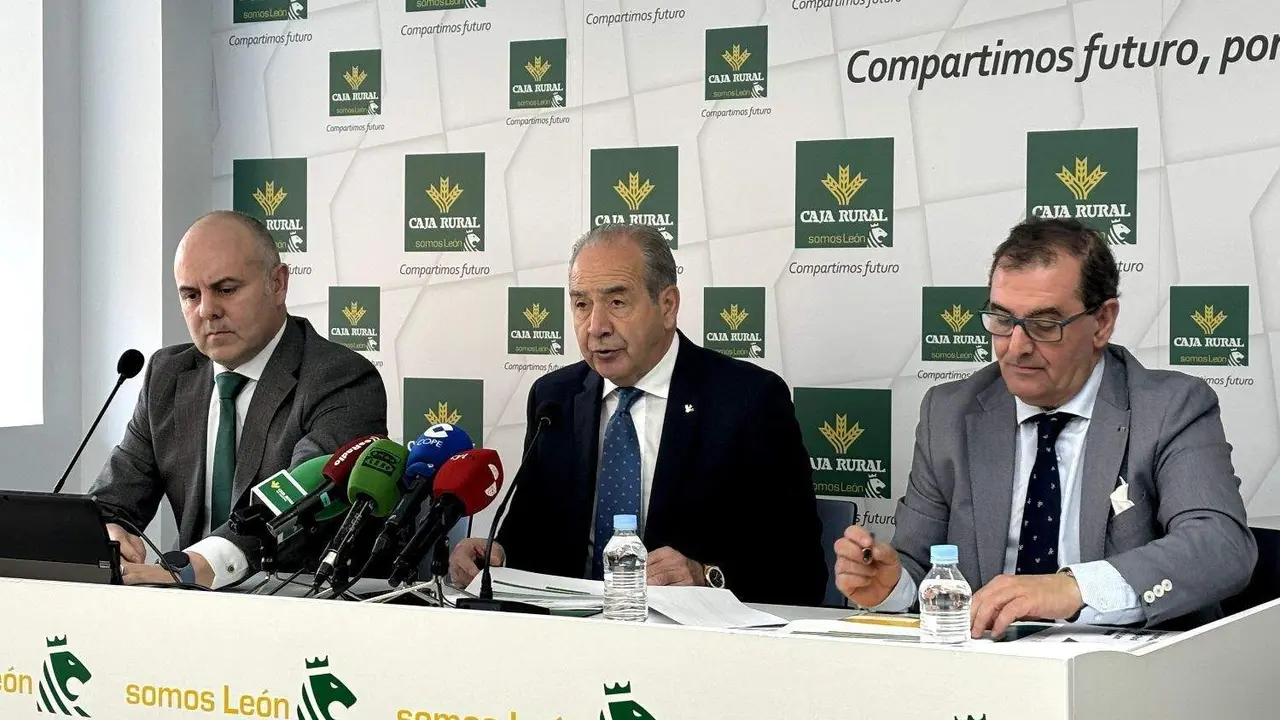 Presentación de resultados de Caja Rural en León.