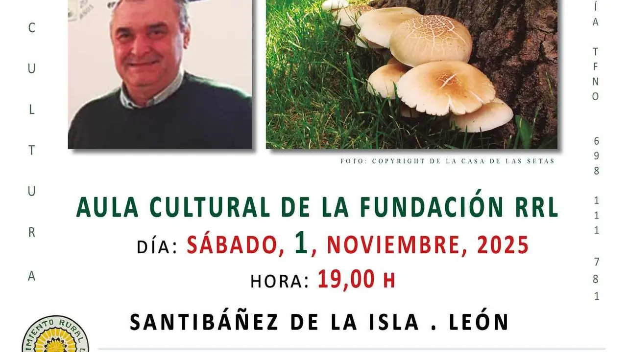 Imagen parcial del cartel promocional de la conferencia.