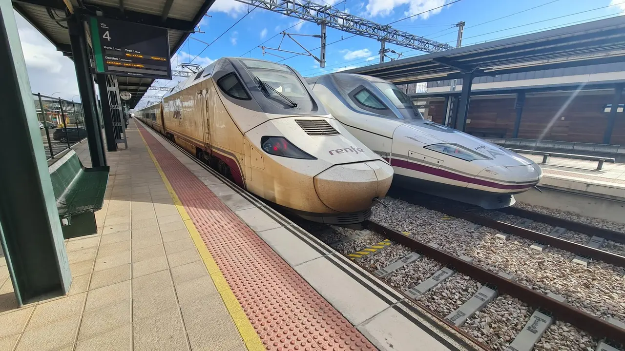 El hielo en el intercambiador ha afectado directamente al tr&aacute;fico de trenes en Le&oacute;n.