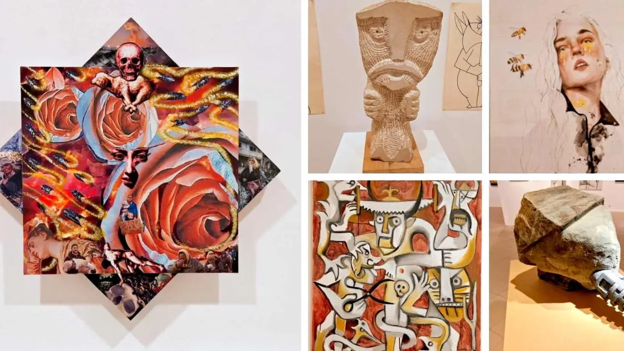 Imagen de una parte de la muestra expositiva realizada por el ILC.