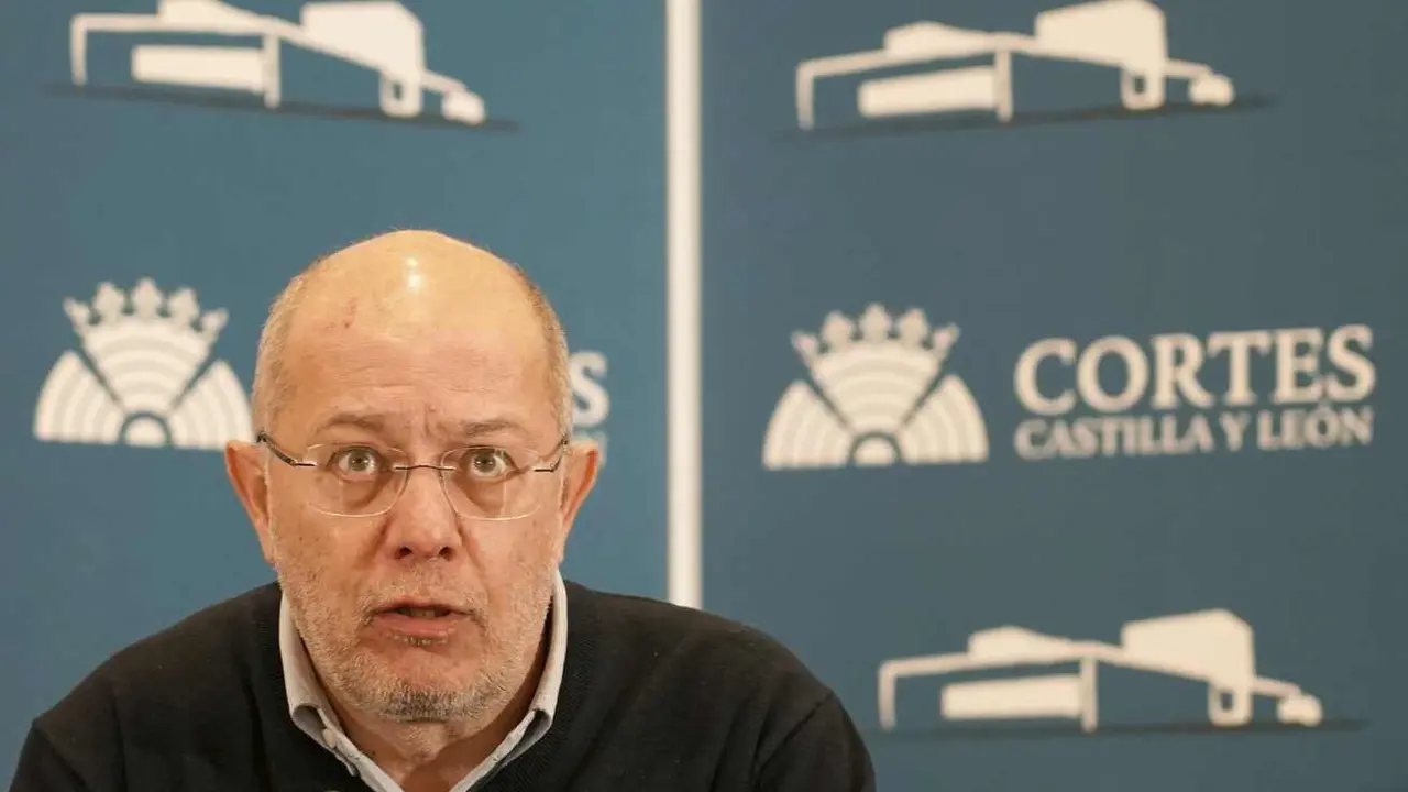 El procurador de Ciudadanos, Francisco Igea, durante una intervención en las Cortes.