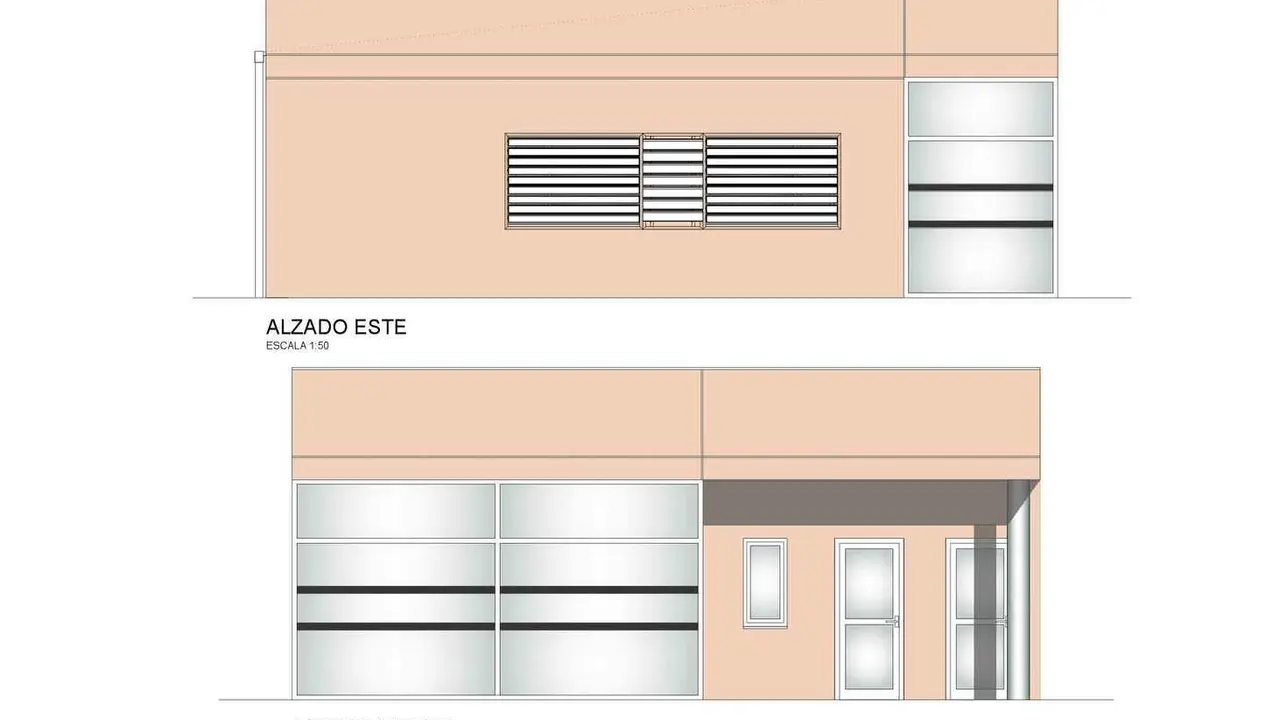 El nuevo edificio albergará despachos, un aula formativa, aseos y vestuarios para trabajadores y usuarios de las huertas.