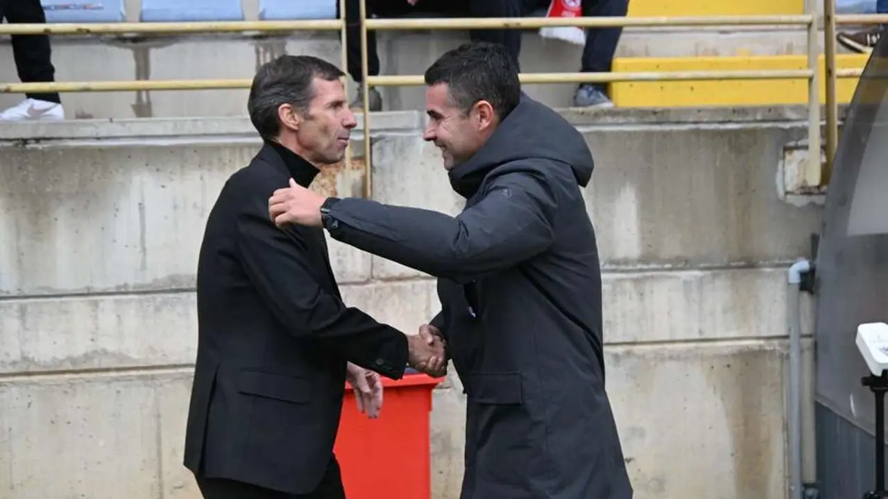 Ziganda, momentos antes de dar inicio el encuentro.