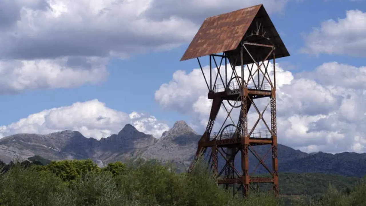 Castillete del Pozo La Herrera I en Sabero.
