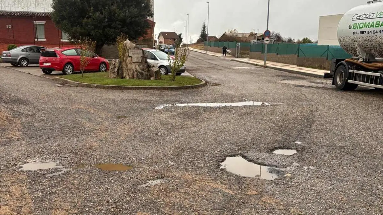 UPL denuncia, con imágenes como esta, la situación de Valverde de la Virgen.