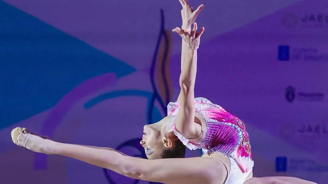 Marta Pérez, durante uno de sus ejercicios. Foto: Alberto Guervós
