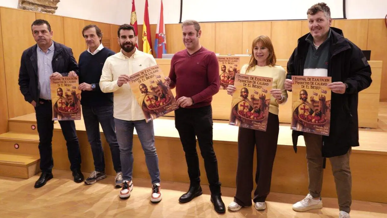Presentación del I Festival de exaltación de productos de calidad de El Bierzo. Foto: César Sánchez