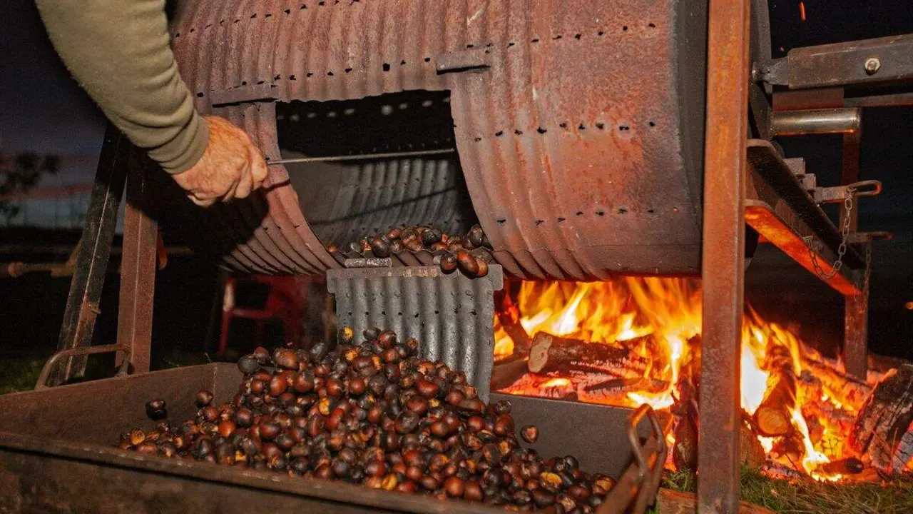 Magosto tradicional en El Bierzo.